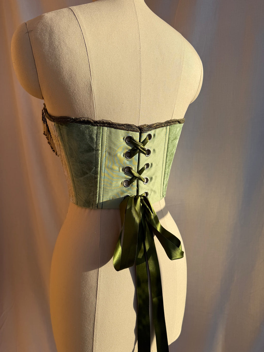 The Gold Fern Corset