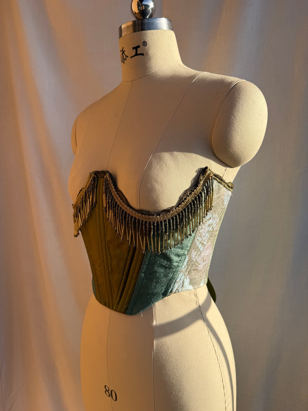 The Gold Fern Corset