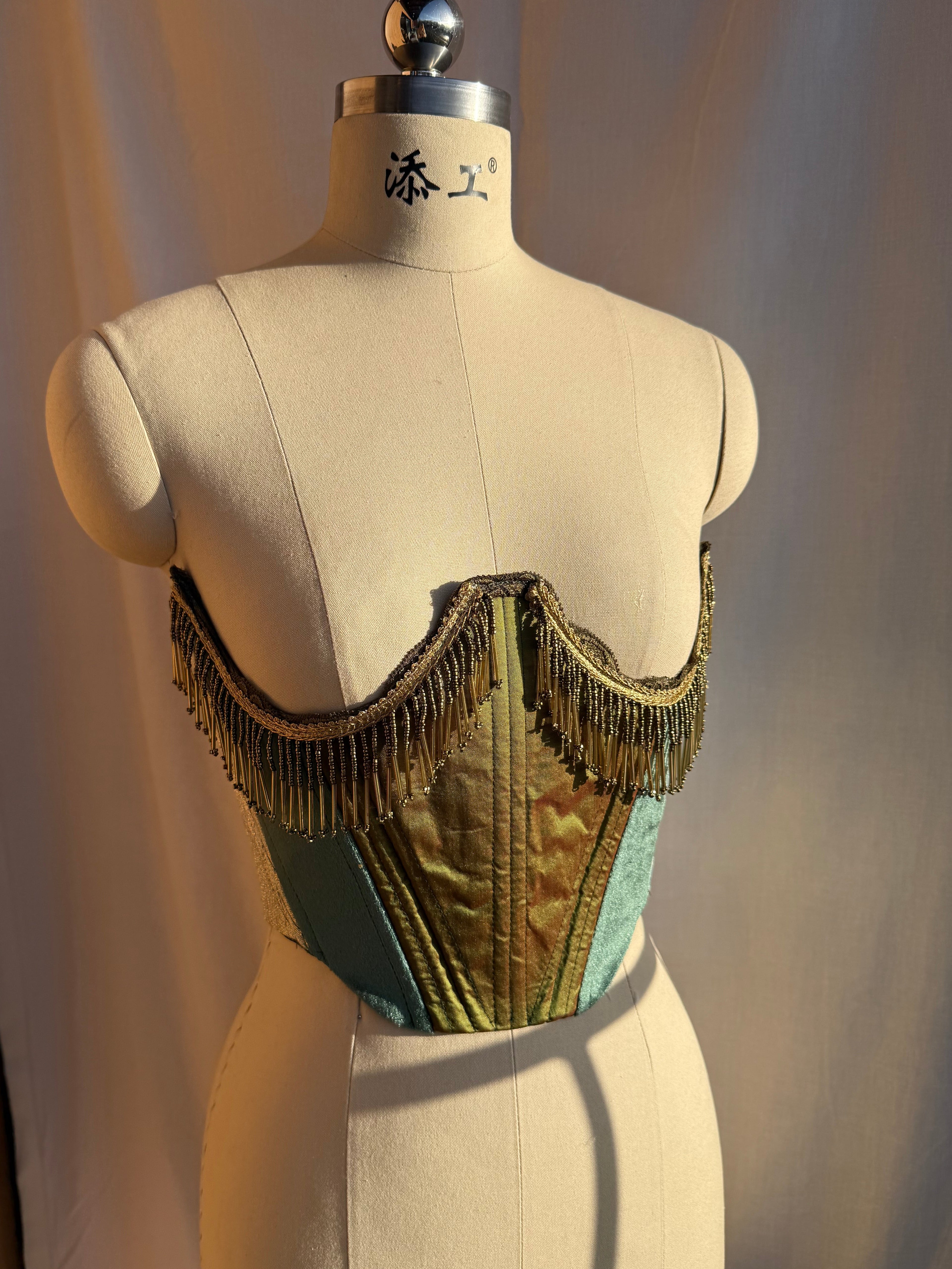 The Gold Fern Corset