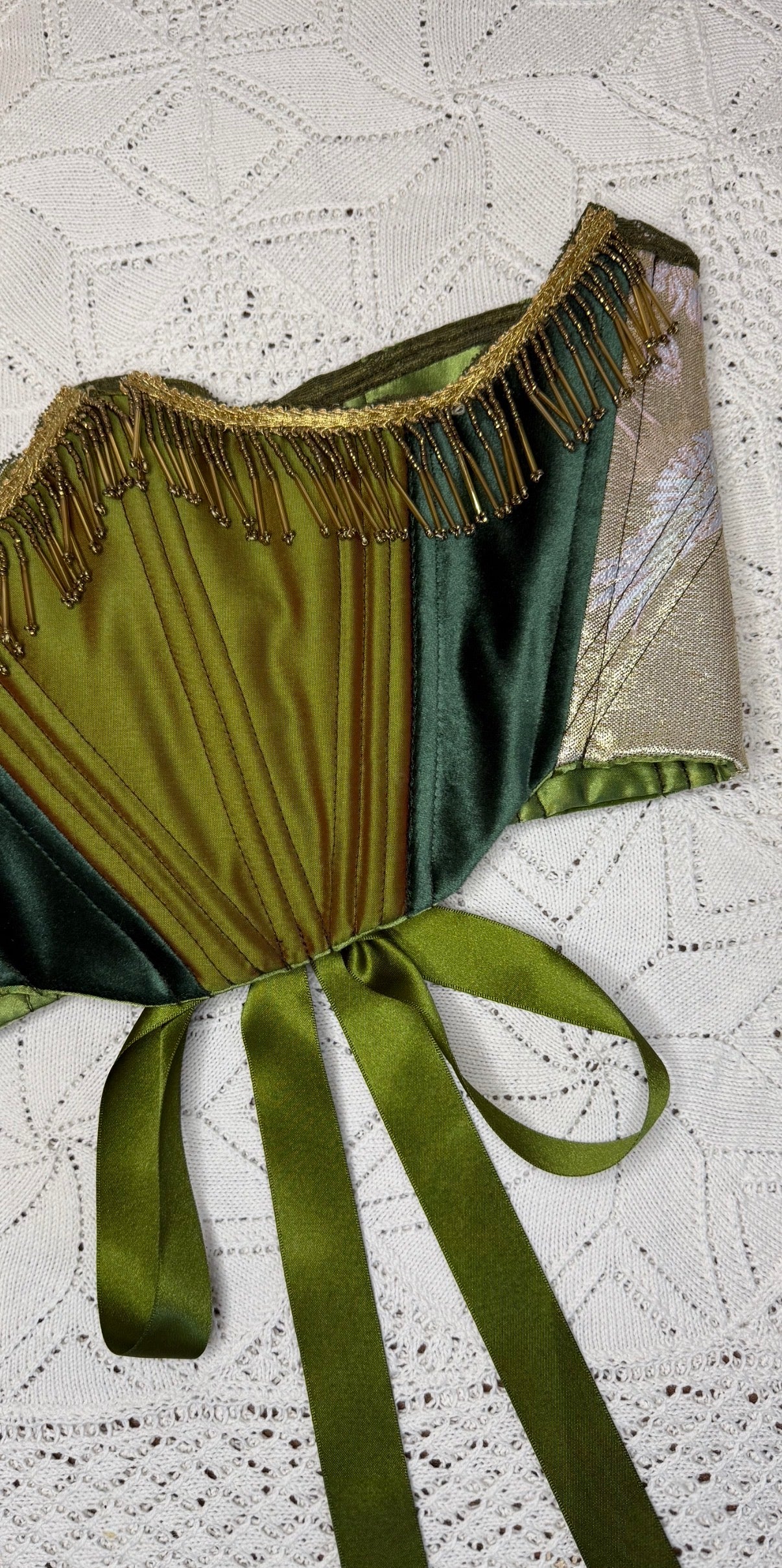 The Gold Fern Corset