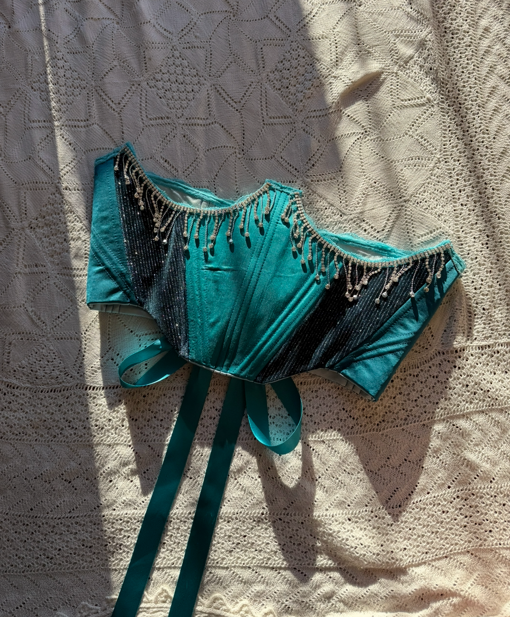 The Aquamarine Corset